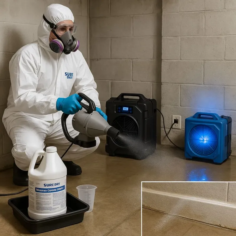 Sanitization and Odor Removal process in La Presa, CA