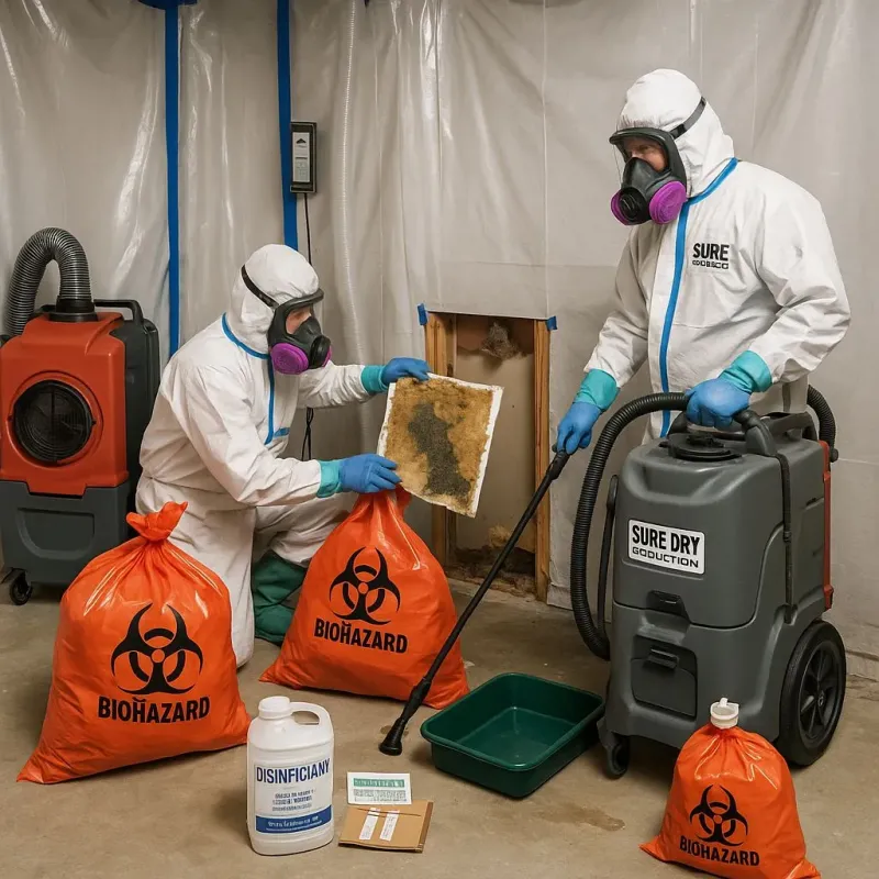 Contaminated Water Handling Protocols process in La Presa, CA